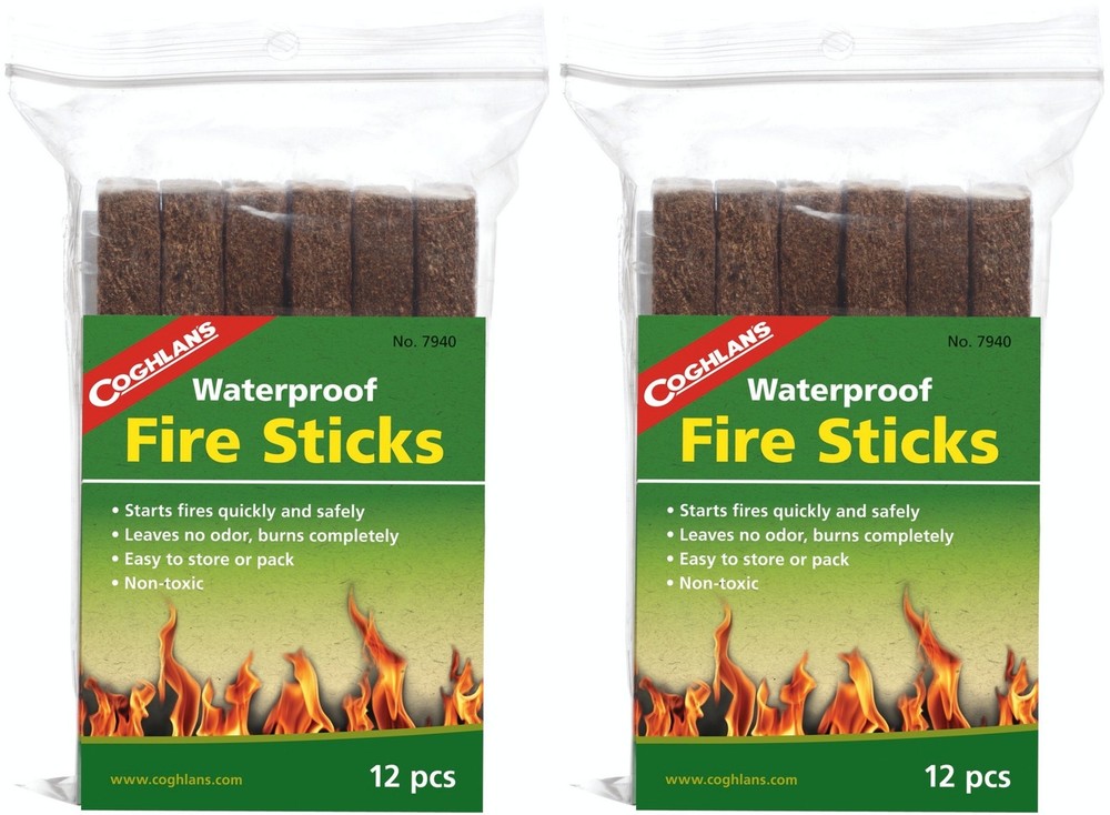 Coghlan's 12-Count Waterproof Fire Sticks (2-Pack)