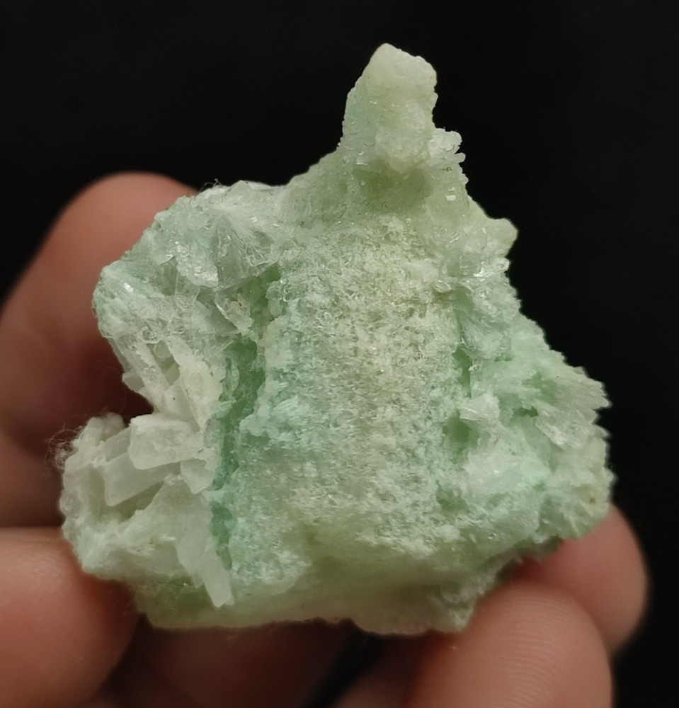 Calcite With Prehnite Nice Color & Termination-Afg.