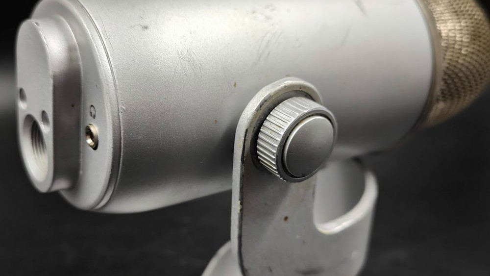 Blue Yeti Microphone Used Working Silver