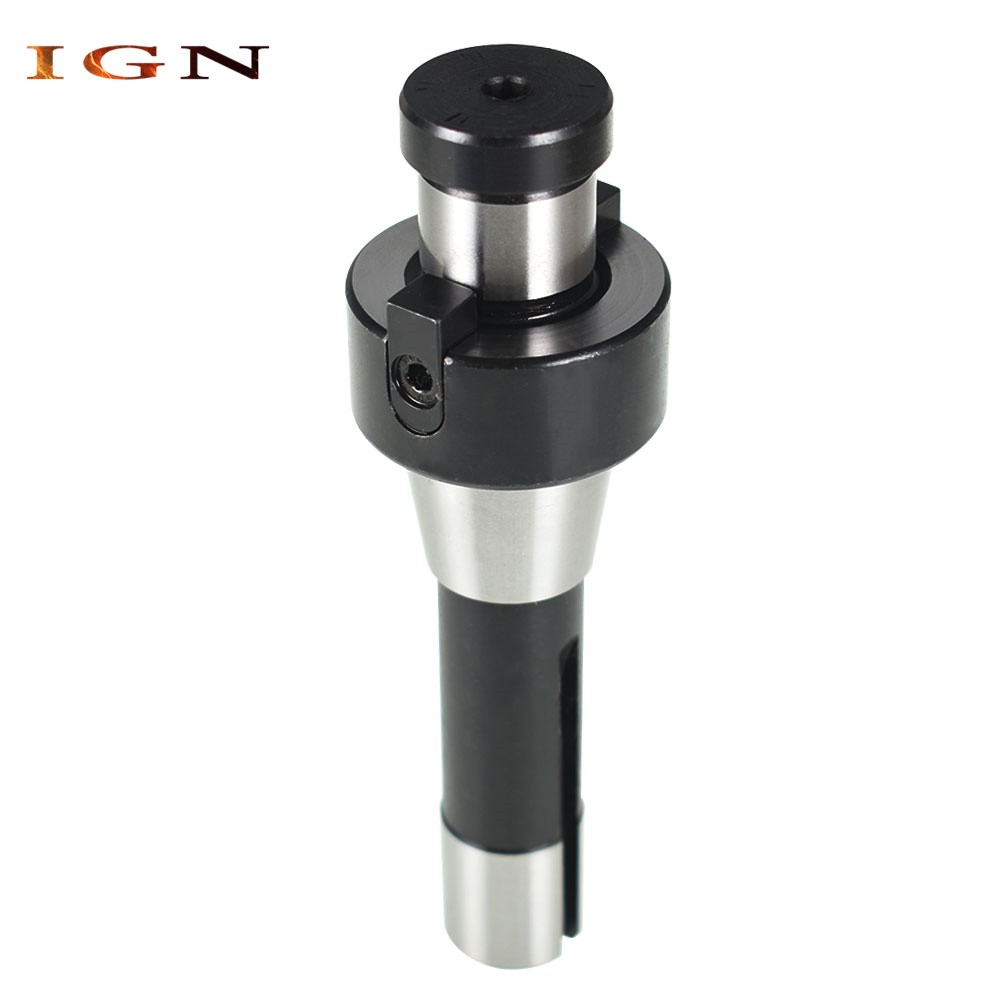 1In R8 Shank Shell Milling Arbor Adapter Holder Hardened For Machine
