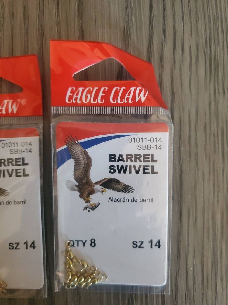 Eagle Claw Barrel Swivel Size 14