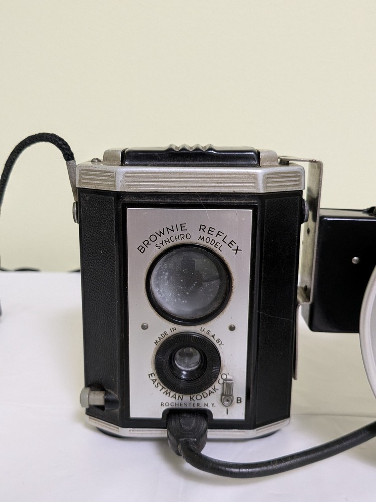 Vintage Brownie Reflex Camera Synchro Model With Flash