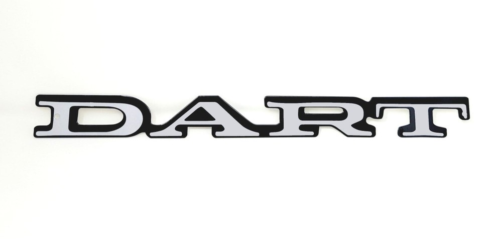 Dodge DART Script Steel Sign - 18" X 1.7"
