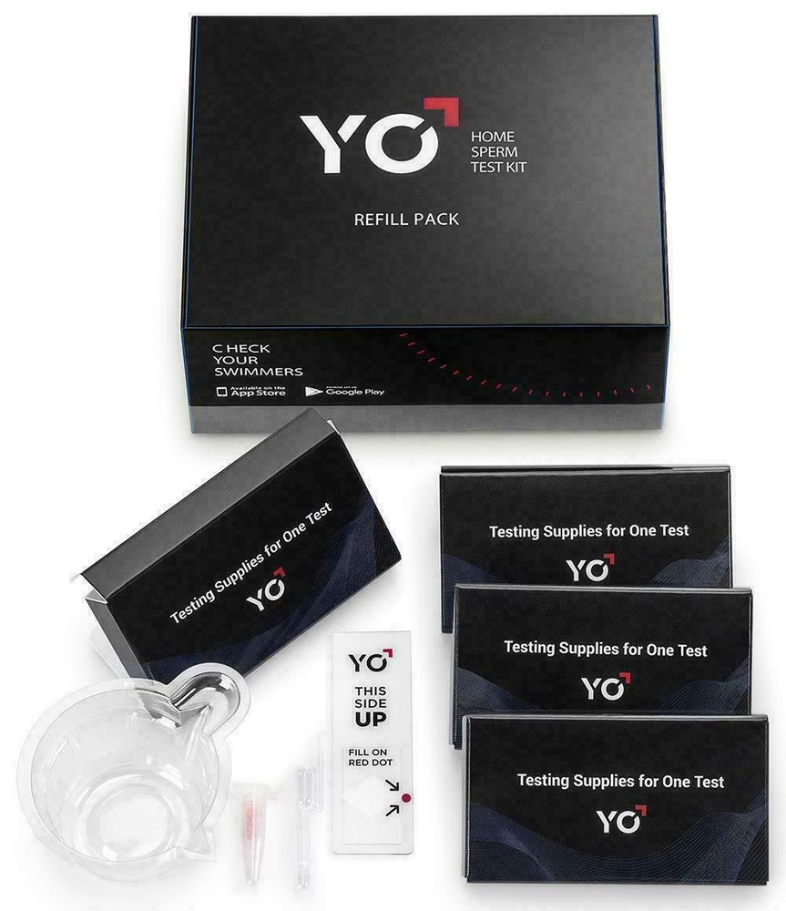 Yo Home Sperm Test Refill Pack 4 Tests For All Samsung & Apple Sperm Analyzer