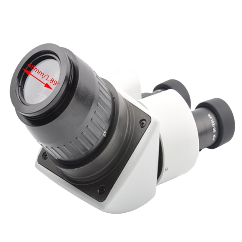 Stereo Microscope Lens Protector 48mm Thread Barlow Auxiliary Objective Lens