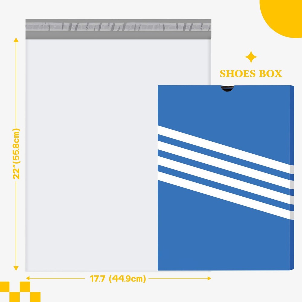 25Pcs Large Self Seal Envelopes, Waterproof Poly Mailers For Clothes
