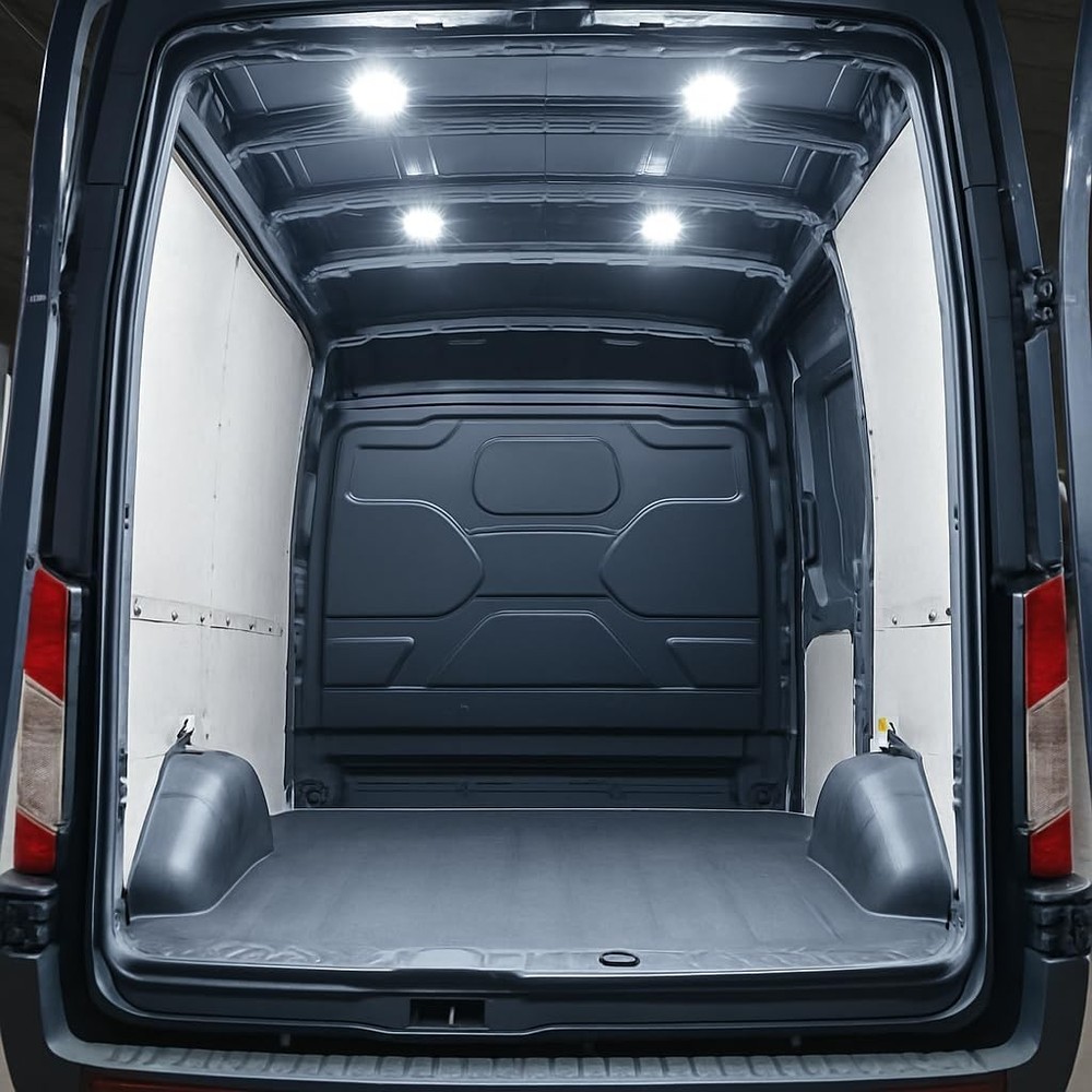 Algrix 4Pcs LED Interior Cargo Lights Load Space Area Dome Includes 4
