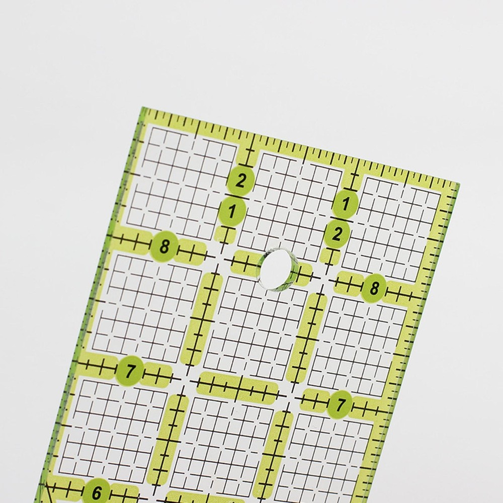 Creative Rectangle Quilt Ruler Quilting Template Patchwork Domestic Sewing