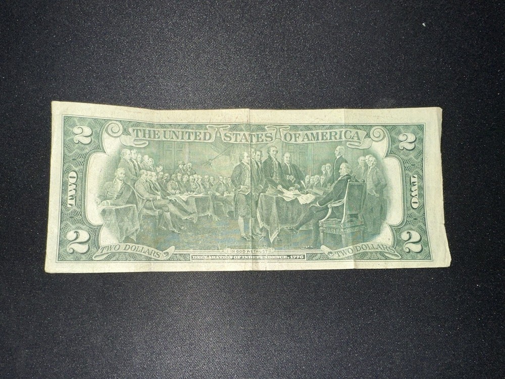 1976 $2 Dollar Bill Misalignment Error. VERY RARE Series C