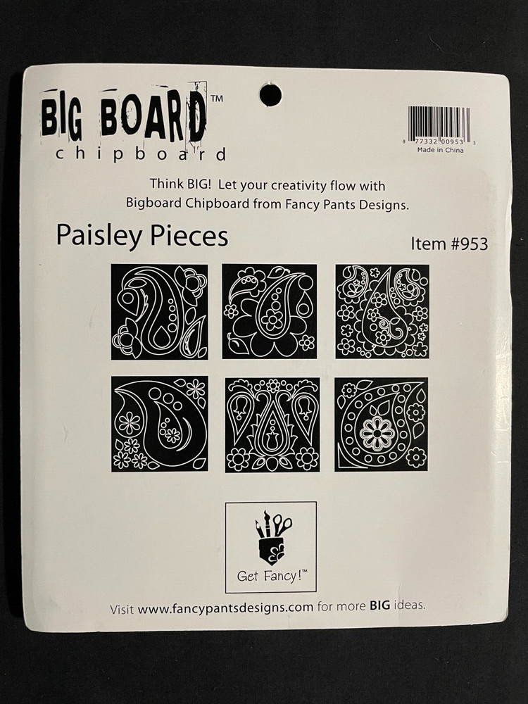 FANCY PANTS BIG BOARD PAISLEY PIECES