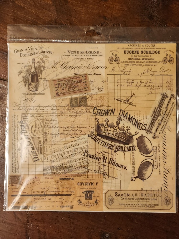 Magnolia Design Co  Rub-On Transfer "Cream Ephemera"