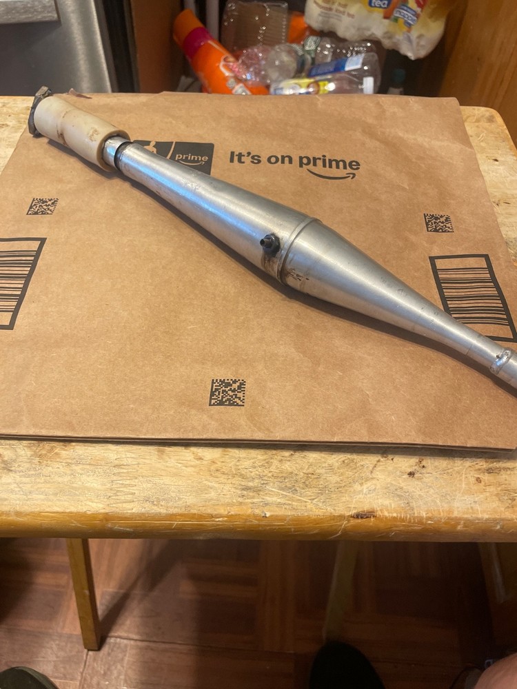 RC nitro engine tuned exhaust pipe