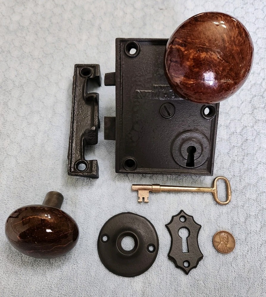 D. M. & Co. Carpenter Style Rim Lock LH