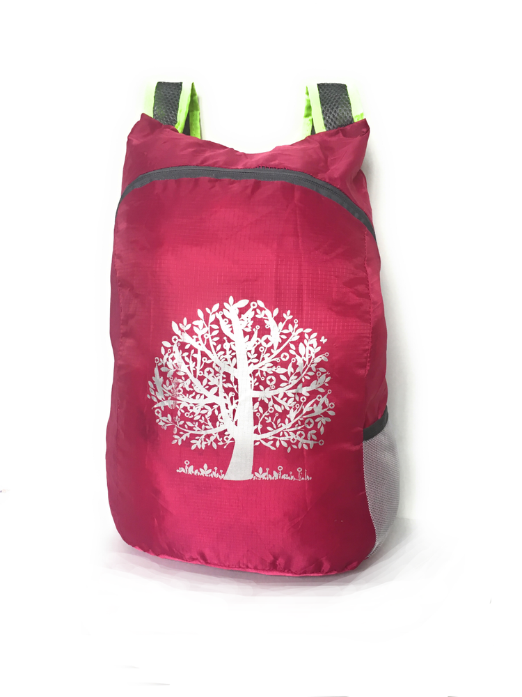Tree of Life Water Resistant Small Foldable Backpack