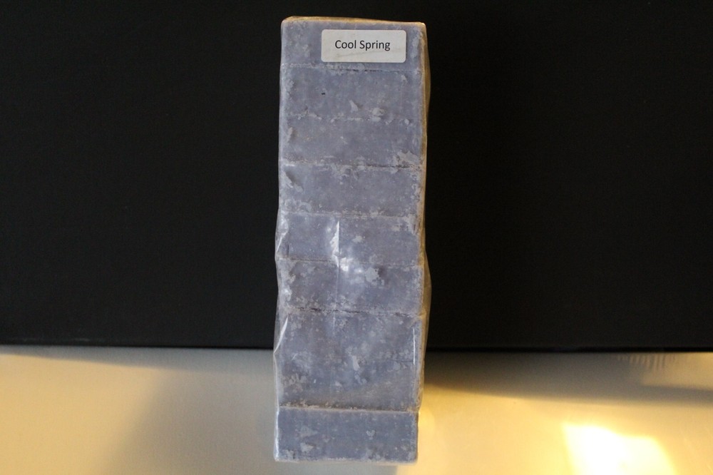 Cool Spring Handmade soap loaf 9 Precut bars