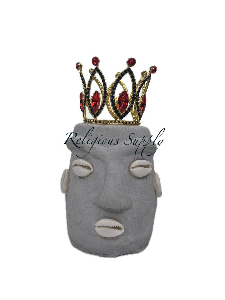 Elegua head corona de elegua elegua statue