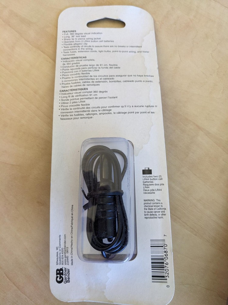 Gardner Bender Electrical Testers set of 3