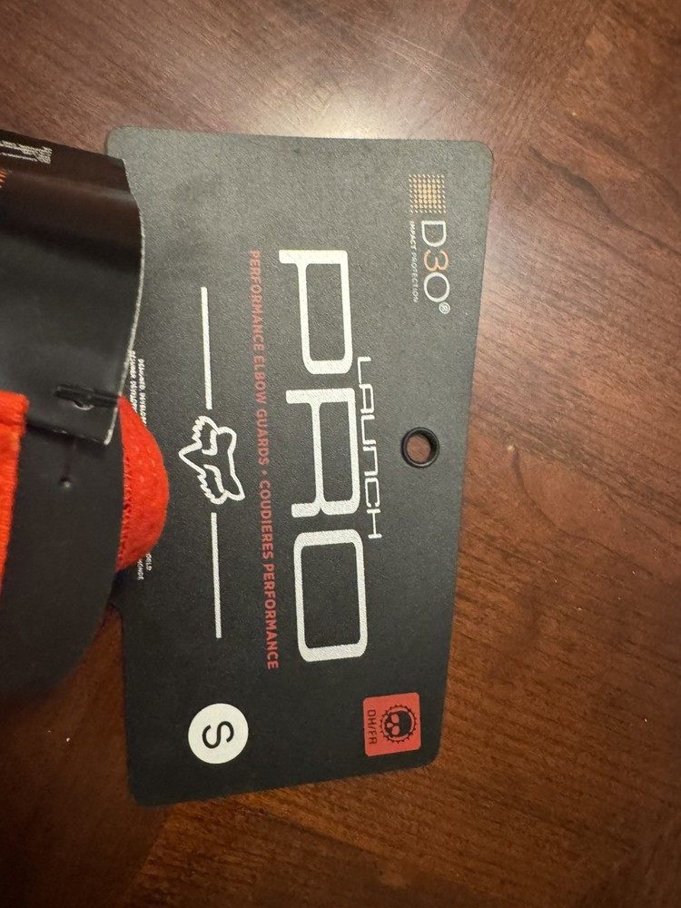 Fox Racing Launch Pro D30 Elbow Pads Small Red
