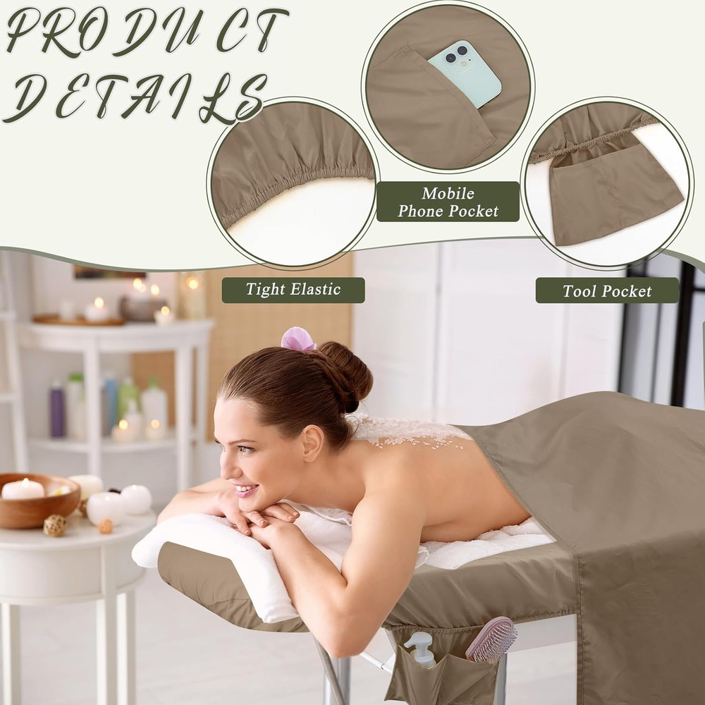 24 Pcs 8 Sets Massage Table Sheets Set Include Massage Bed Sheets Massage Bed Co
