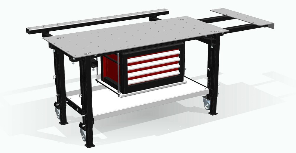 Workshop / Welding Bench 1900x850 3D Model in 3D PDF Format