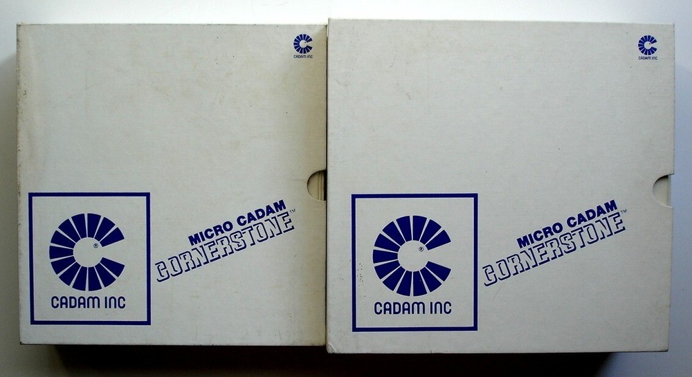 MICRO CADAM Cornerstone 1.3C Vintage 1988 PC Software