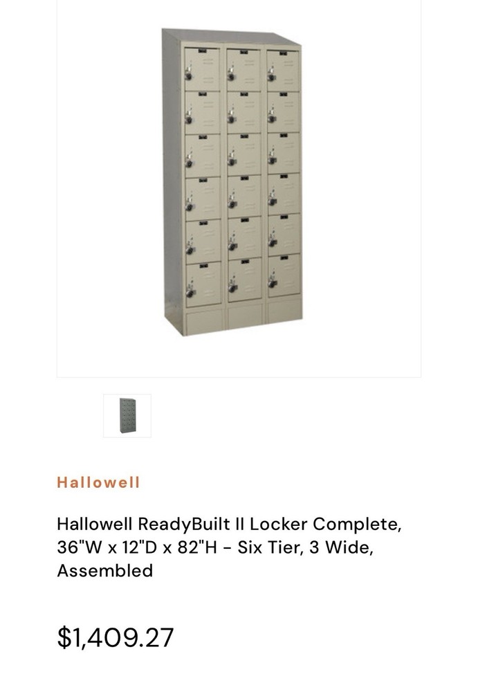 Hollowell lockers ( 10 Units Available )