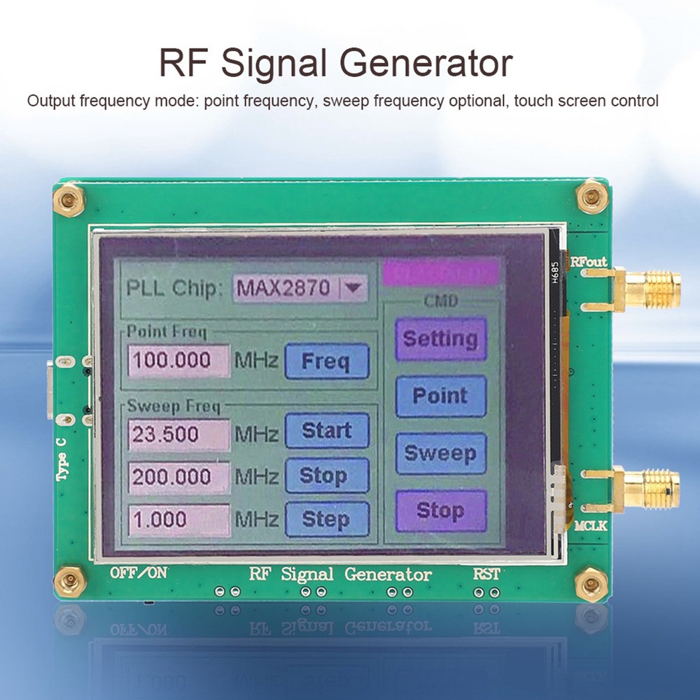 RF Signal Source Generator Module High Stability Low Noise Frequency MAX2870 NY