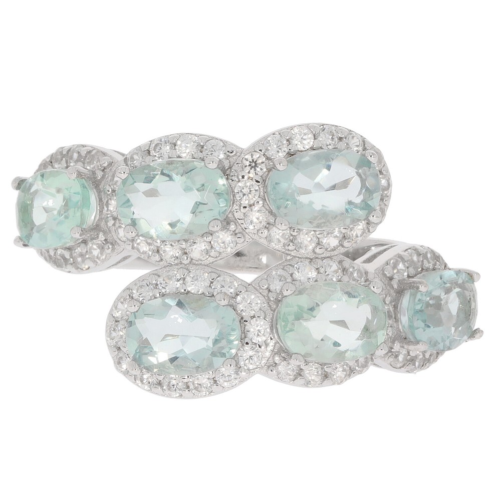 Sterling Silver Semi Mount Ring Setting Oval OV 6X4mm Solid