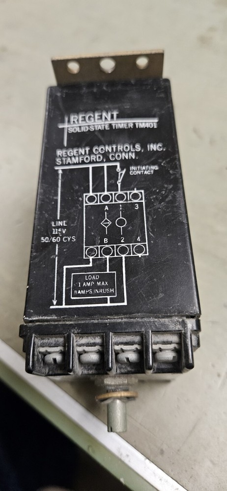 REGENT CONTROLS SOLID STATE TIMER TM401D50S