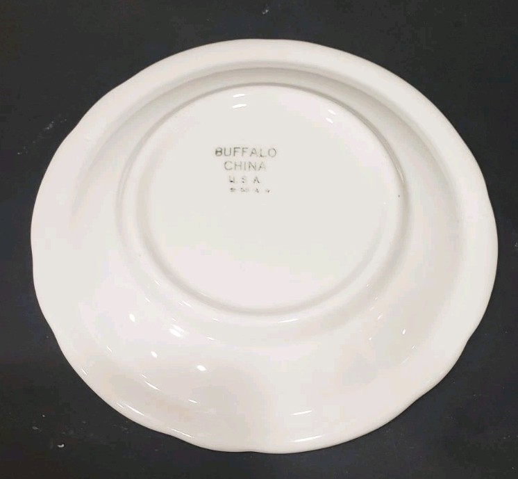 BUFFALO CHINA RESTAURANT WARE ATOMIC COLONNADE 4 PC Set C/S Dinner & Bread plate