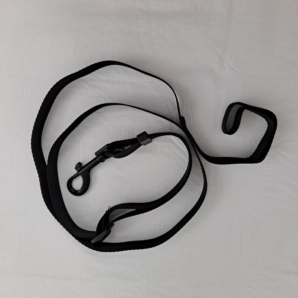 Dog Leash Black adjustable ¾ Inch X 60 Inches
