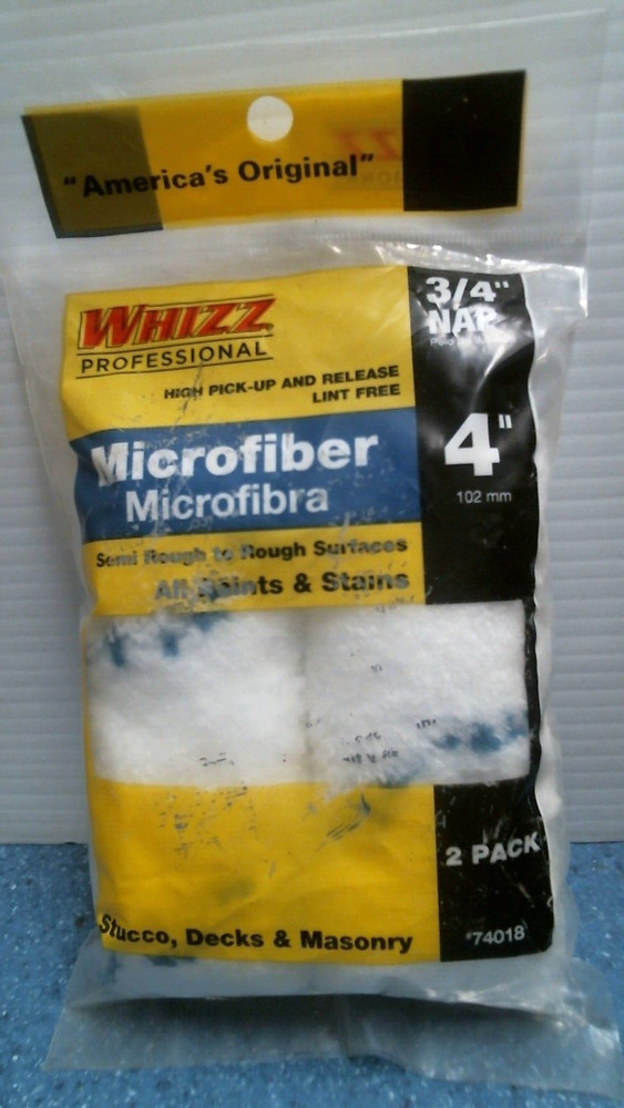 Whizz Microfiber 4" Mini Paint Roller Covers  (74013) FS