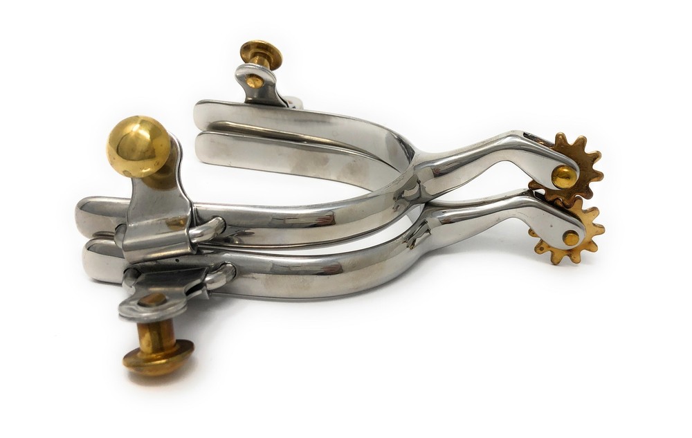 Mens Plain Band Roping Spur