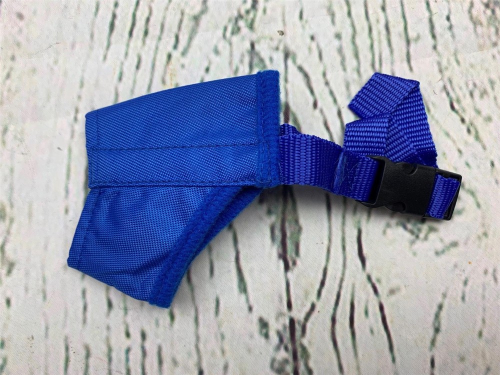 Dog Muzzle XXSmall Quick Muzzle Blue Reactive Grooming Adjustable