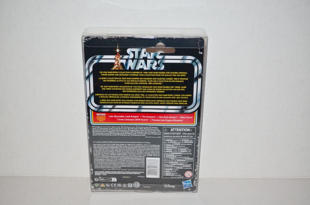 Star Wars Vintage 3.75" Action Figures Plastic Protective Cases Display Storage