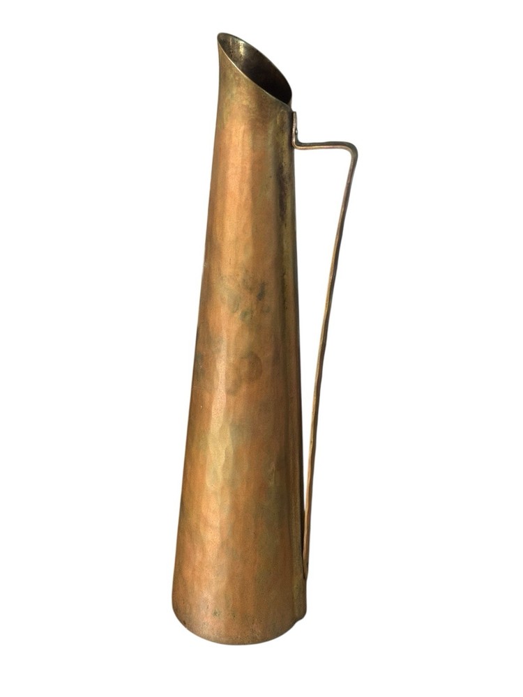 Vintage Copper Vase With Handle