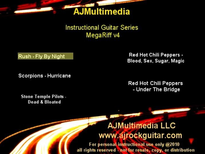 Custom Guitar Lessons, MegaRiff Compilation Vol.4