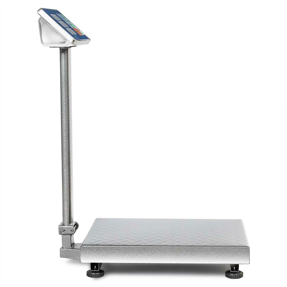 Topbuy 660 lbs Weight Platform Computing Digital Floor Scale Silver