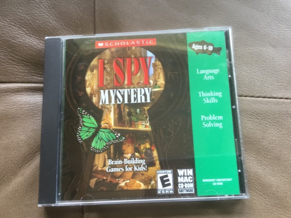 I Spy Mystery PC CD-ROM WIN/MAC 2006 Scholastic