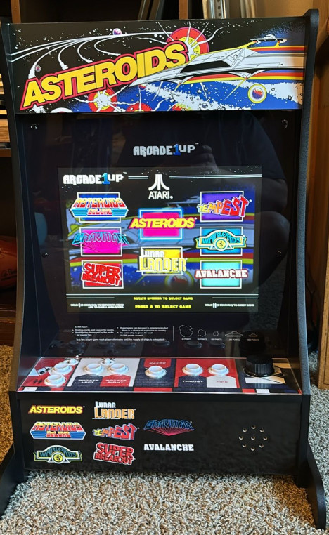 Arcade1up Asteroids Atari Multi-Game Partycade Arcade Machine