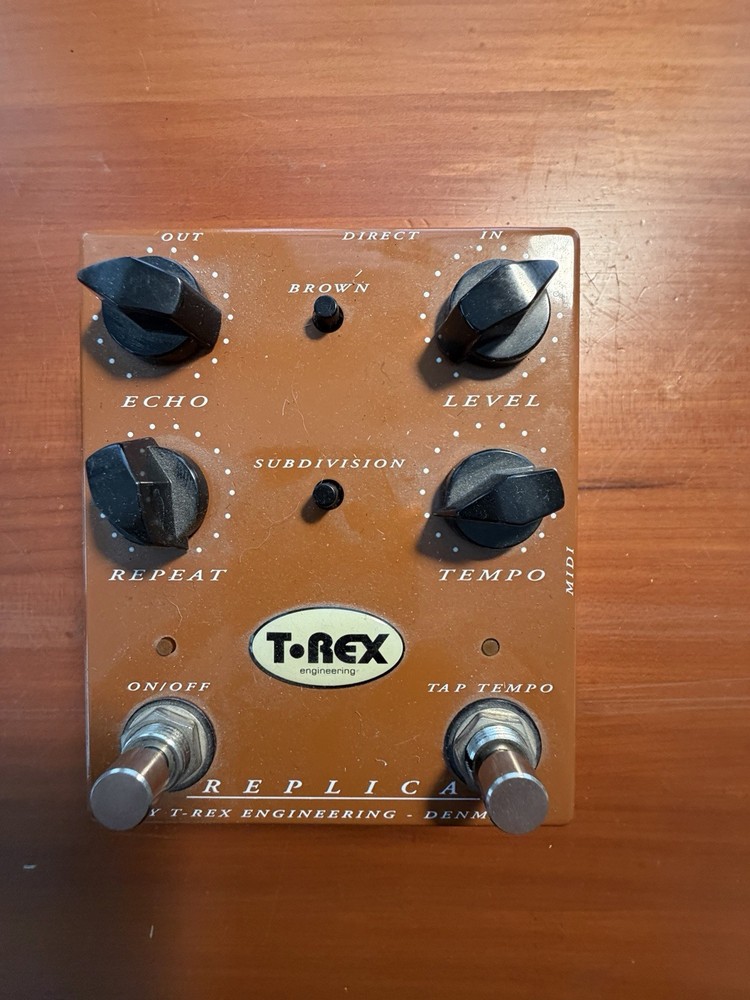 T. Rex Engineering Replica Echo Delay Effects Pedal Free USA Ship