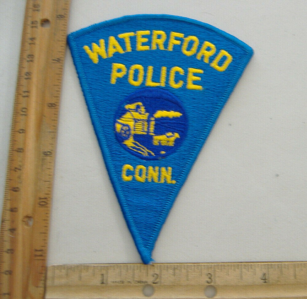 WATERFORD POLICE CONN FABRIC PATCH