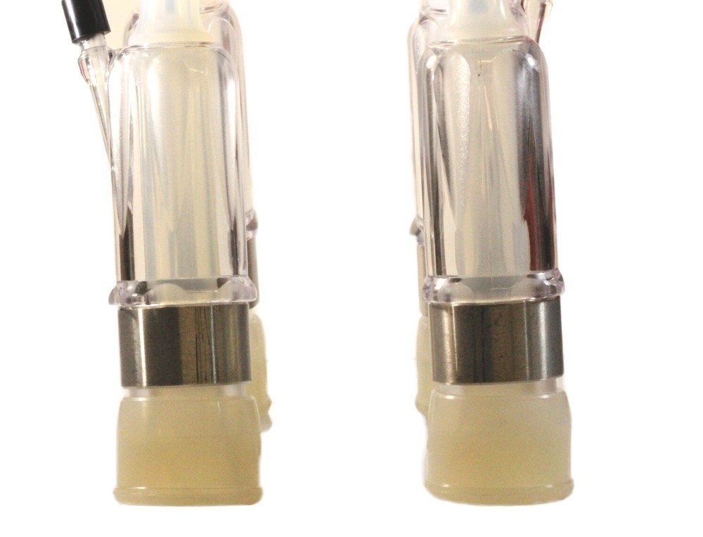 Cow Milking Cluster 200cc Dwarf Silicone Liners (Size: Small) /Acrylic Shells