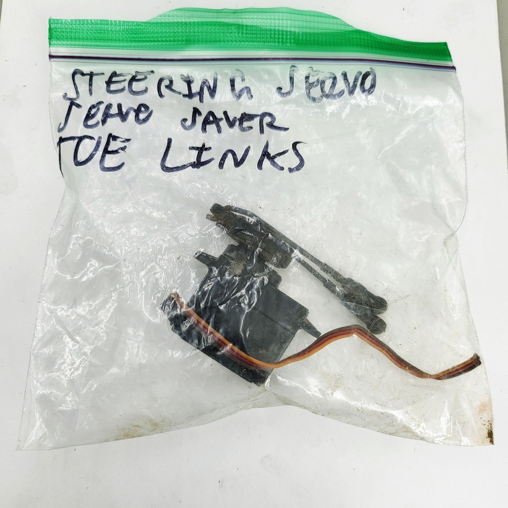 Serpent impact M2steering servo, servo saver, and links