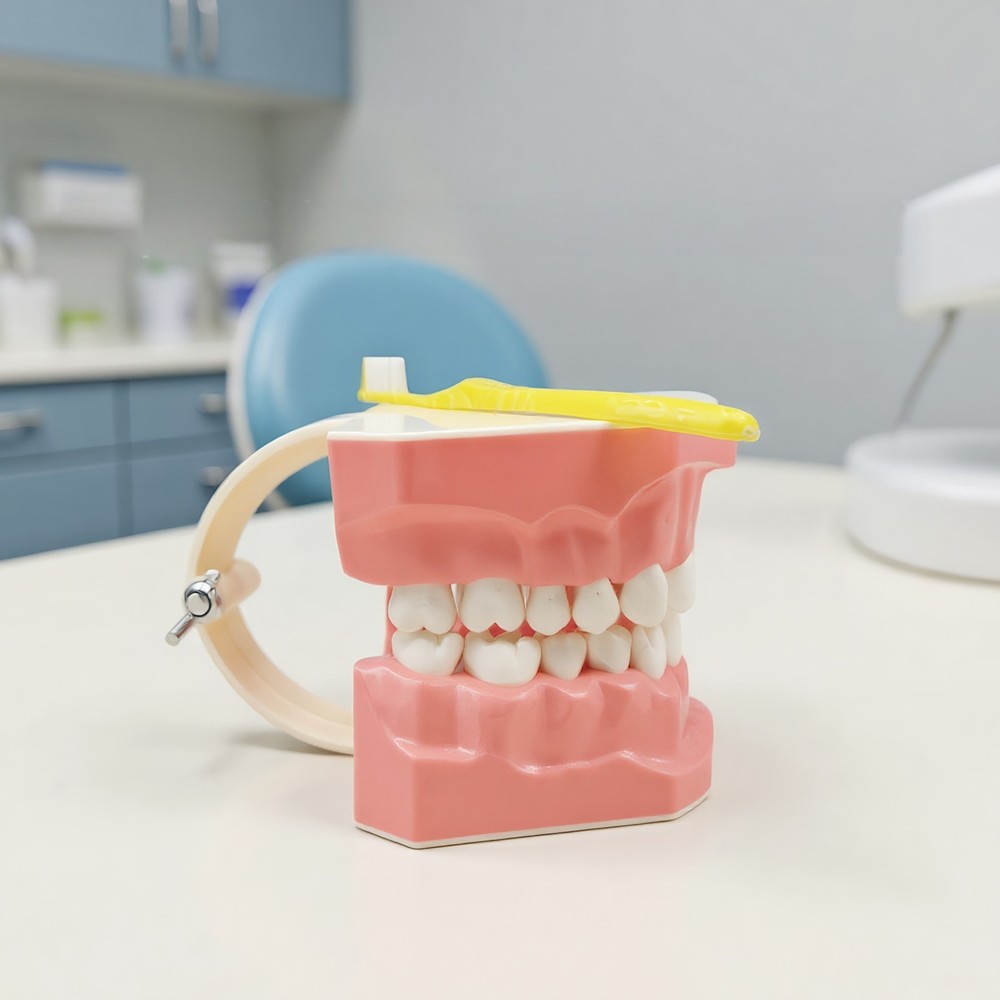 Interactive Tooth Brushing Model for Educational Training with Toothbrush