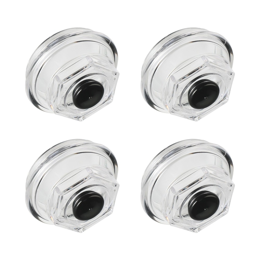 4x 3.5-Inch 12-Thread Trailer Axle Oil Bath Dust Caps for Dexter 9K 10K Hubs