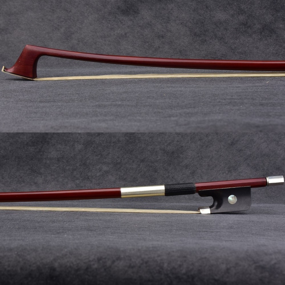 D.Peccatte Copy Pro Master Antique Pernambuco Cello Bow 4/4 Ebony Big eye Silver