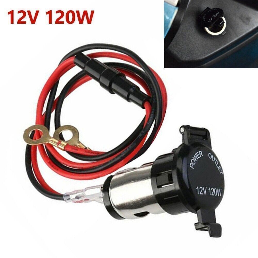12V Car Cigarette Lighter Replace Power Adapter Plug Outlet Socket Durable