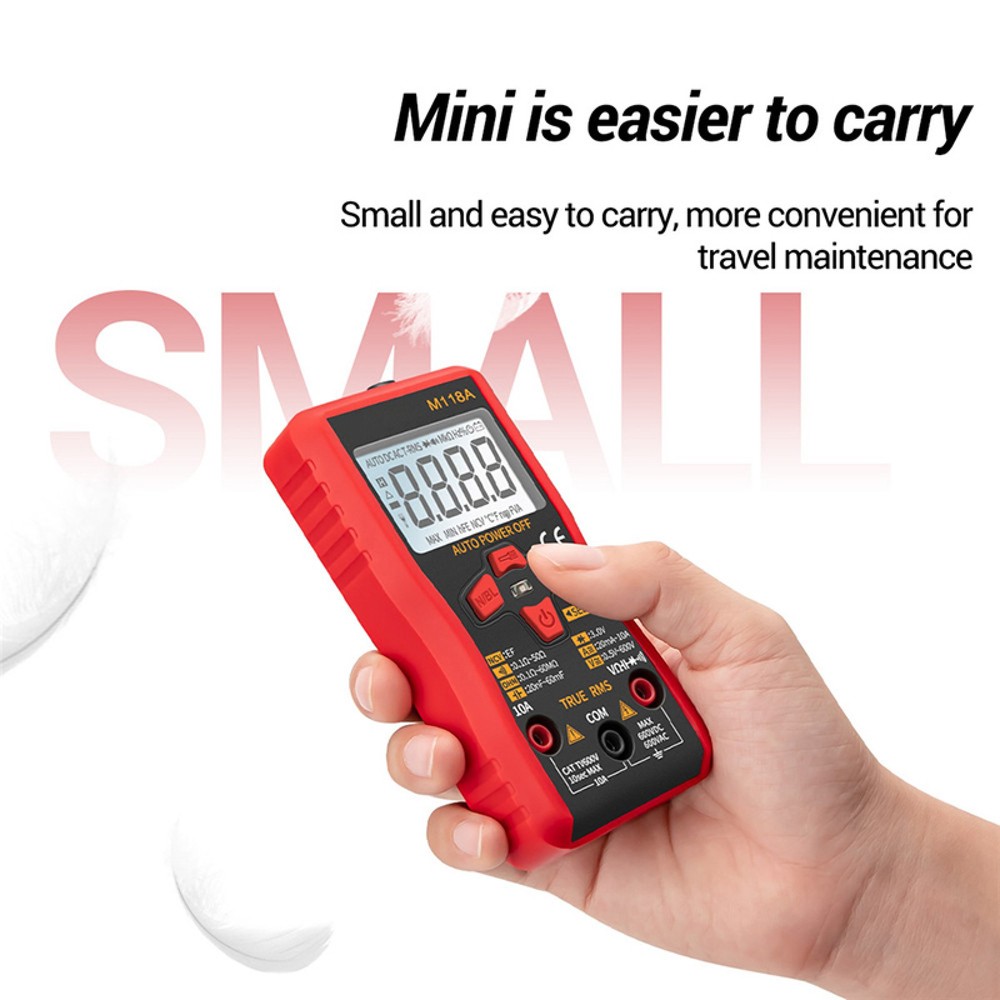 6000 CountS ANENG M118A Digital Multimeter AC/DC Spannungstester NCV Flashlight