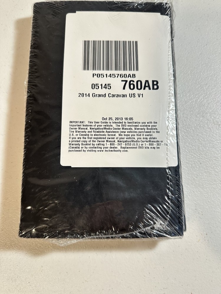 2014 Dodge Grand Caravan Owners Manual Set